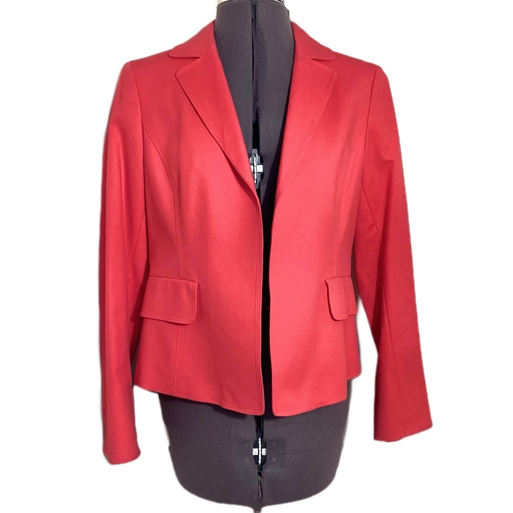 Jones New York Professional Stretch Open Ponte Blazer Size 4